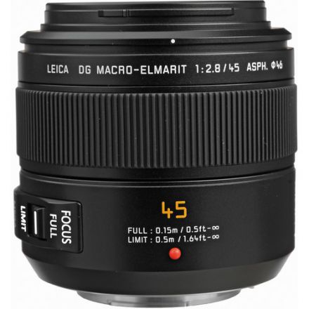Panasonic Leica DG Macro-Elmarit Φακός 45mm f/2.8 ASPH. MEGA O.I.S.