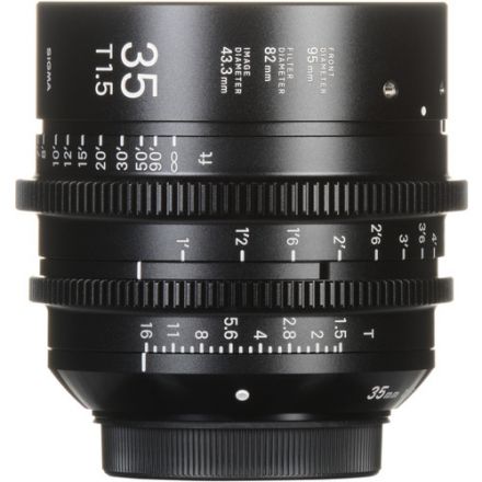 Sigma 35mm T1.5 FF High-Speed Φακός Canon EF Mount (Meters)