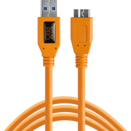 Tether Tools TetherPro USB 3.0 A to Micro-B (4.6m) (CU5454ORG)