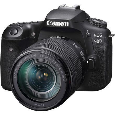 Canon EOS 90D Μηχανή Σώμα με EF-S 18-135mm IS USM Φακό Κιτ