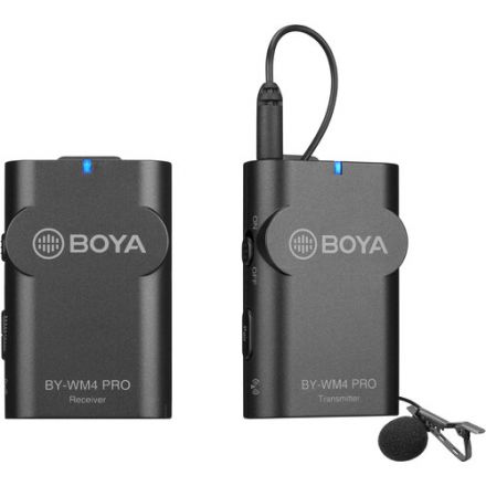 Boya BY-WM4 Pro K1 Ασύρματο σύστημα μικροφώνου 2.4G με ένα δέκτη και ένα πομπό