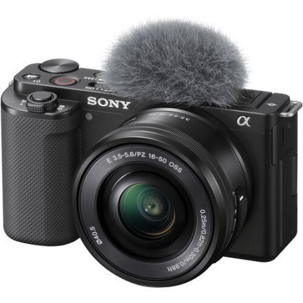 Sony ZV-E10 Mirrorless Μηχανή με 16-50mm Φακό (Μαύρο)