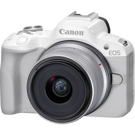 Canon EOS R50 με RF-S 18-45mm Φακό Κιτ (Άσπρο)(Επιπλέον CashBack 50€)
