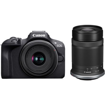 Canon EOS R100 μηχανή με RF-S18-45mm και RF-S 55-210mm Διπλό Κιτ (Επιπλέον CashBack 50€)