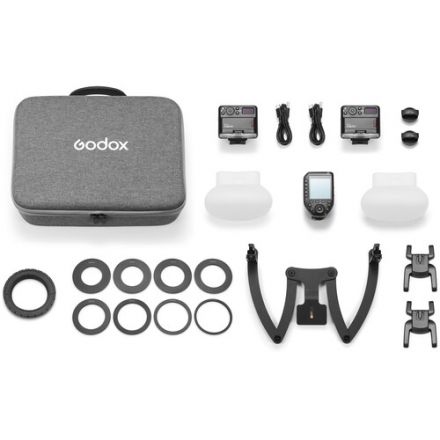 Godox MF12-DK2 – Οδοντιατρικό Macro Flash 2-Light Kit με Dental Bracket για Sony Μηχανές