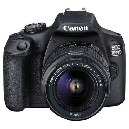 Canon EOS 2000D Μηχανή Σώμα με EF-S 18-55mm DC III Φακό Κιτ (Επιπλέον CashBack 40€)