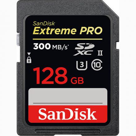 SanDisc SDXC Extreme Pro 128GB 300MB/s UHS-II