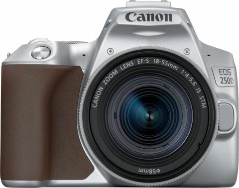 Canon EOS 250D Μηχανή Σώμα με EF-S 18-55mm IS STM Φακό (Ασημί)