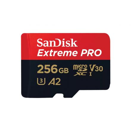 SanDisk Extreme Pro microSDXC UHS-I with Adapter 200 MB/s 256GB