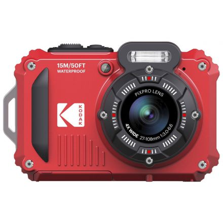 Kodak PIXPRO WPZ2 Αδιάβροχη Ψηφιακή Κάμερα (Κόκκινη)