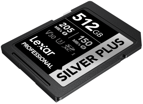 Lexar 512GB Professional SILVER PLUS UHS-I SDXC Κάρτα Μνήμης