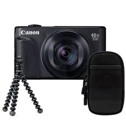 Canon PowerShot SX740 HS Με Δώρο Θήκη Και Gorillapod (Black)