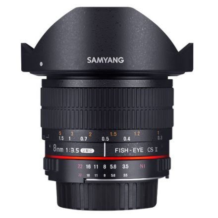 Samyang 8mm f/3.5 UMC Fish-eye Φακός για Canon CSII