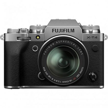 Fujifilm X-T4 Digital Μηχανή με XF 18-55mm F2.8-4 R LM OIS Φακό Κιτ (Ασημί)
