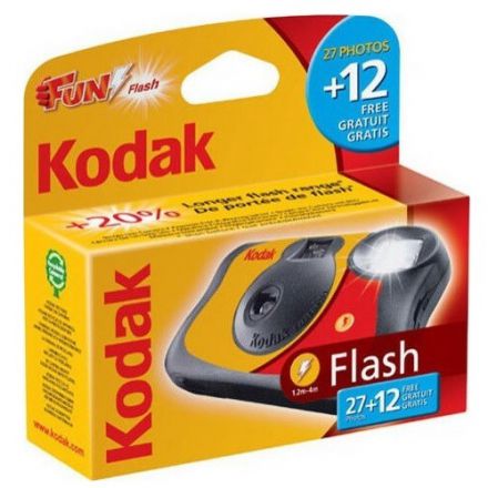 Kodak Fun Flash SUC Μίας Χρήσεως Μηχανή Με Φλας (27 + 12 Φωτογραφίες)