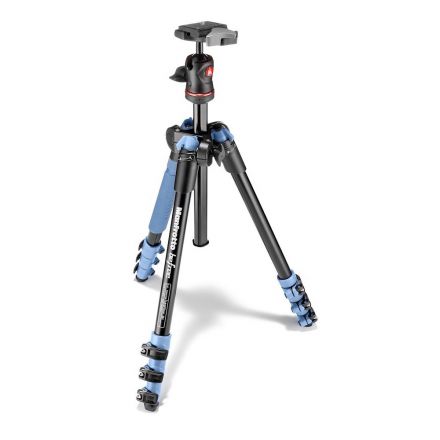 Manfrotto BeFree Travel Τρίποδο με Ball Κεφαλή  Light Blue MKBFRA4L-BH
