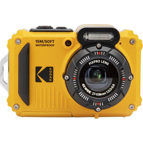 Kodak PIXPRO WPZ2 Αδιάβροχη Ψηφιακή Κάμερα (Κίτρινη) | Πρόδρομος Γαλαίος -  Φωτογραφικά Είδη