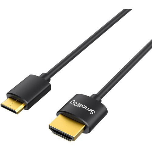 SmallRig Mini-HDMI to HDMI Cable 55cm (3041) | Πρόδρομος Γαλαίος -  Φωτογραφικά Είδη